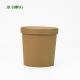 16 OZ Tableware Paper Cup Bowl Biodegradable Small Paper Bowls With Lids