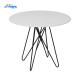 Diameter 900mm contemporary custom Ceramic top Dining Table, K/D,flat packed