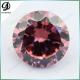Hot sale beauiful material 7mm round shape smoky cubic zicon gemstone with wholesale price