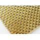 Rattan Pattern Aluminum Decorative Wire Mesh Uesed For Shopping Mall Divider