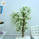 UVG White decorative tree branch with artificial cherry flower for wedding decoration