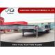 4 axles low bed semi trailer low loader 80 ton trucks and trailers