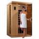 Carbon Heater Portable Sauna Room Transom Windows With 1 People Capacity