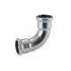 Plumbing Materials Stainless Steel Press Pipe Fittings M Profile 90 Degrees Elbow