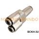Brass Union Y Push In Connect Tube Pneumatic Hose Fitting 1/8'' 1/4'' 3/8'' 1/2''