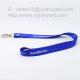 Rivet polyester lanyard with metal clasp hook custom made