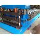 Automatic Roof Panel Roll Forming Machine , Steel Metal Glazed Step Tile Making Machine