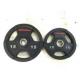 Multifunctional Rubber Coated Weight Plates Set 100kg Outdoor Exercise