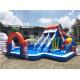 Backyard Inflatable Water Slides And Pool Bouncy Water Slides Customized