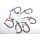 Steel Reinforced Coiled Bungee Spring Fishing Pliers Lanyard Tethers Carabinger End