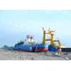Submersible Pump Dredger Ship 298KW Auxiliary Engine Power Beach Offshore
