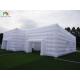 High Quality Led light cube party nightclub tent white inflatable night club for party