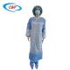 SMS Isolation Disposable Surgical Gown Level 3 With Knitted Cuff