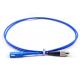 FC To SC Optical Patch Cord One Meter Long 50dB Return Loss Blue Color