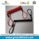 Red/Black Custom Size Plastic PU Covered Wire Core Anti-theft Warning Coiled Cables