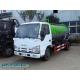 100P 98hp ISUZU Sewage Suction Truck 4000 Liters 60 Km/h Max Speed