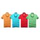 Embroidery Cotton Polo Shirts Eco - Friendly Yarn Dyeing In A Variety Of Colors
