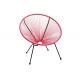 OEM ODM K.D. Metal Garden Rattan Chair All Weather Resistant For Courtyard