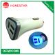 high quality 5V 5.1A  three USB car charger for cellPhone