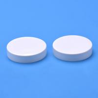 Smooth Wall 68mm White Plastic Jar Lids For Cosmetic Bottle