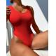 Nylon Spandex Ladies One Piece Swimsuit 90-95 Cm Hip