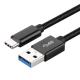 Soft And Flexible Charger USB 3.0 To USB C Cable PVC Jacket Braid Shielding