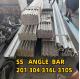 6m Length ASTM A276 201 304 316L Unequal  Equal  L Profiles Stainless Steel Angle Bar