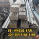 Hot Rolled SUS304 Stainless Steel Angle Bar 1.4301  SS304 50*50*5MM Equal Angle Bar