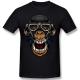 Sustainable Skull Custom Anime T Shirts Tumble Dry Low Cotton Fabric Material
