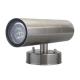 Double Side Round External LED Wall Lights , Full Stainless Steel Garden Lights 3W / 5W