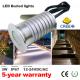 Small Led Patio Lights Decking Lights 3W IP67 Waterproof Recessed Led Inground