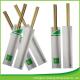 24cm Natural disposable Tensoge Bamboo Chopsticks Open Paper Packing For Barbecue