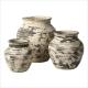 Composite Stone Garden Planter Pots Hand Carved Frost Resistant