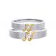 Customized Love Theme OEM 8g Anniversary Couple Rings
