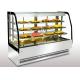 Bakery Food Display Showcase Curved Warming Showcase Closed Type 3 Shelves