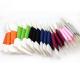 Pink Orange Flat Knit Polyester Cord Elastic Earloop For Sewing Crafts Mask