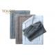 Promotional Grey And Blue Striped Bath Mat Sets Spa Yoga Pool Beach Towel With Tassels