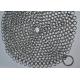 7X7 Inch 316 SS Ringer Cast Iron Cleaner / Wire Mesh Scrubber Round Shape
