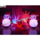 Outdoor / Indoor Popular LED RGB Changing Inflatable Decoration With Remote Control