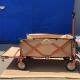 Adjustable Handle Collapsible Wagon Cart Collapsible Pull Along Trolley On Wheels