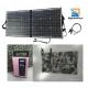 Lightweight Portable Battery Generator ROSH Portable Solar System For Camping