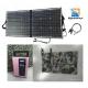 No Noise 500W Emergency Solar Power Kit With UPS Power Bank