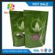 Resealable aluminum foil  Stand up k bag with clear window for tea packaging