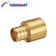 Brass Pex Crimp Fittings 1/2 Inch Lead Free For Water Supply Systems
