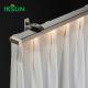 Industrial Tracklight Curtain Rail System Aluminium Led Light Track For Living Dorm Room
