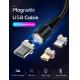 LED 3 In 1 5V 3A 9V Magnetic Lightning Charging Cable