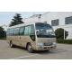Blue 2x1 Seat Arrangement Coaster Minibus / Diesel Minibus Long Distance Transport