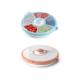 White Round Divided Snack Plate , Food Grade Safety Divided Medicine Box