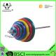 Adjustable 135KG 300LB Fitness Equipment Barbells Rubber Coated Surface