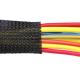 Melt Temperature Flexible Braided Wire Covers Custom Diameter Abrasive Resistance